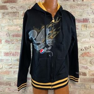 Jeff gordon pepsi 24 black zip hoodie medium